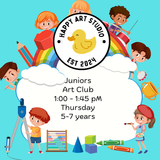 Kids Art Homeschoolers - Juniors (5-7) Art Class - Thurs 1:00 (4 weeks)